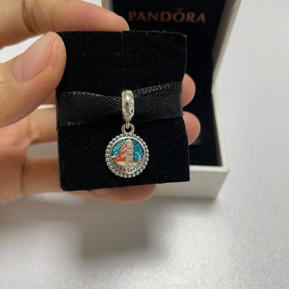 Pandora Eureka Springs Charm Sterling Silver Pendant